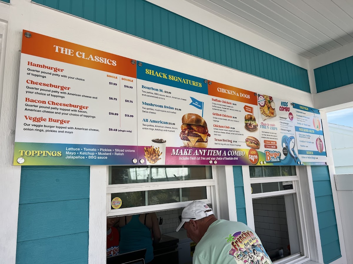 Beach Burger Shack Menu - Image 2